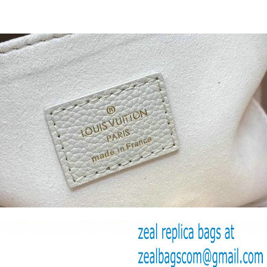 Louis Vuitton Grained calf leather Lock  &  Go Bag M23637 White 2023
